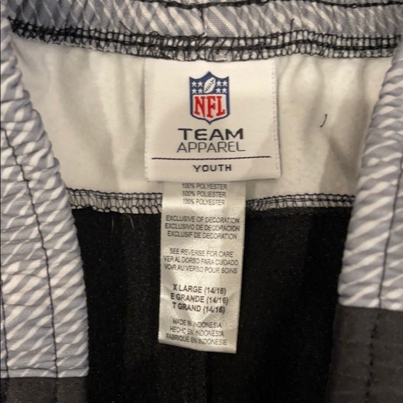 Kid’s NFL Carolina Panthers Youth XL Fleeced Pants - Picture 6 of 8